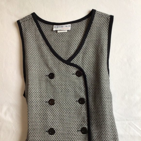 Bedford Fair Lifestyles Black & White Jumper Dress - Picture 5 of 11